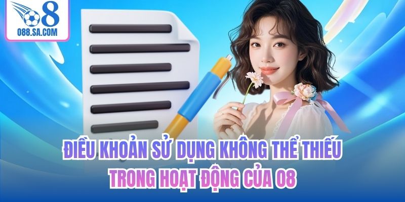 Điều khoản sử dụng không thể thiếu trong hoạt động của O8