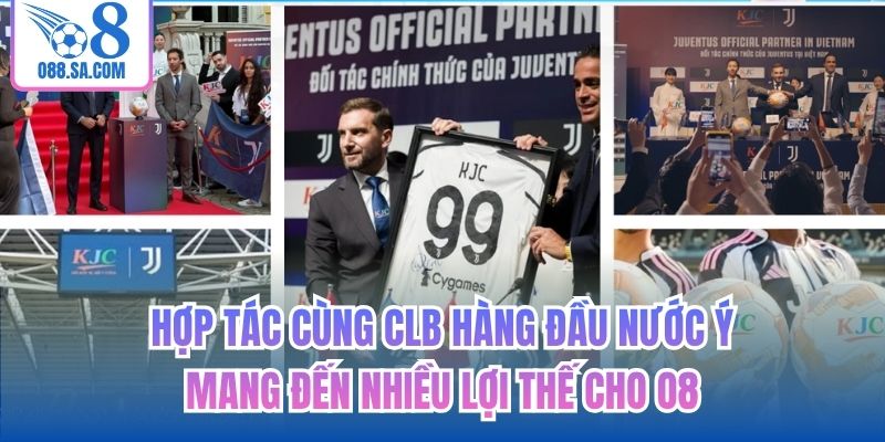 Hợp tác cùng CLB hàng đầu nước Ý mang đến nhiều lợi thế cho O8
